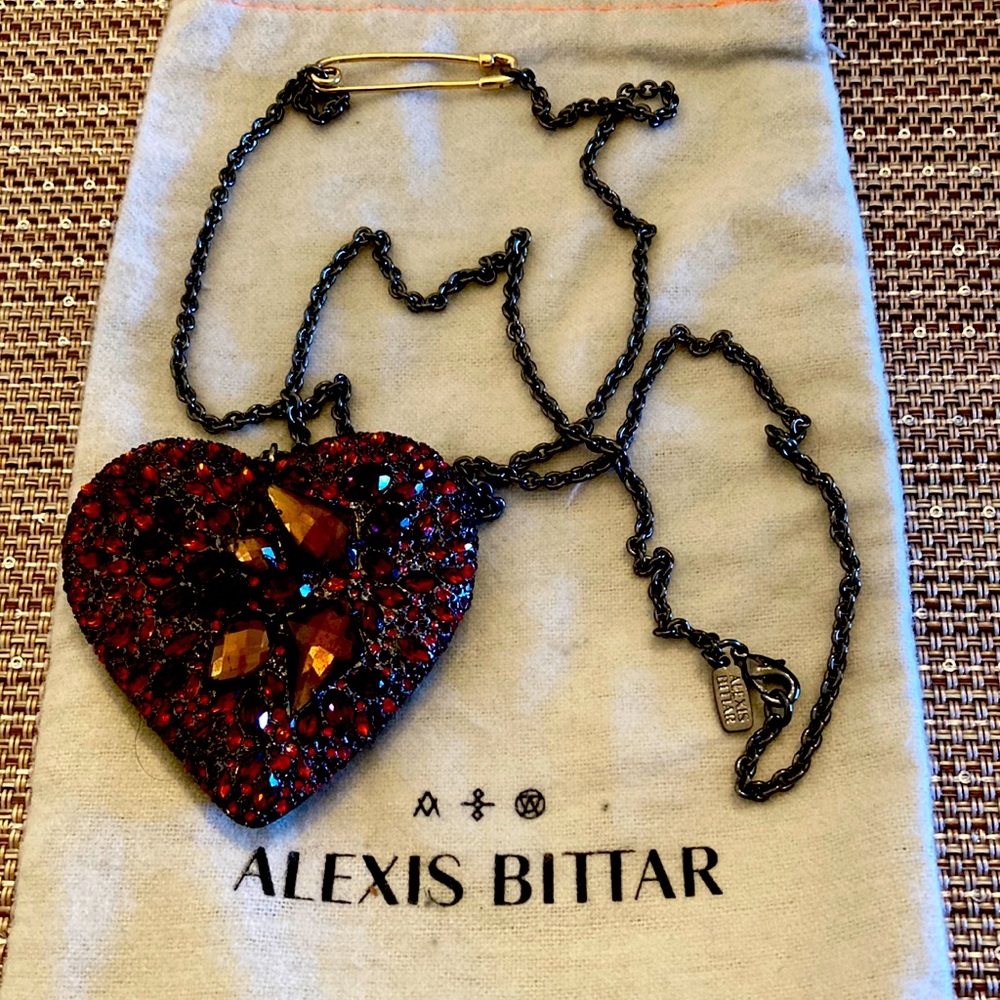 Alexis Bittar heart necklace